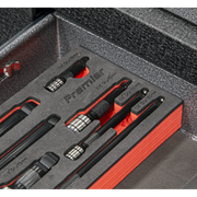 Sealey Premier Black Extension Bar Set 1/4", 3/8", 1/2"Sq Drive 9 Piece