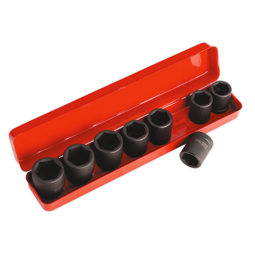 Sealey Premier Impact Socket Set 3/4"Sq Drive 8 Piece