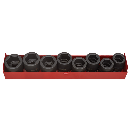 Sealey Premier Impact Socket Set 3/4"Sq Drive 8 Piece