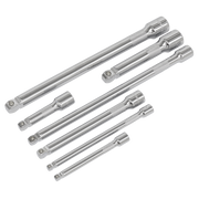 Sealey Premier Extension Bar Set 7 Piece 1/4", 3/8" & 1/2"Sq Drive