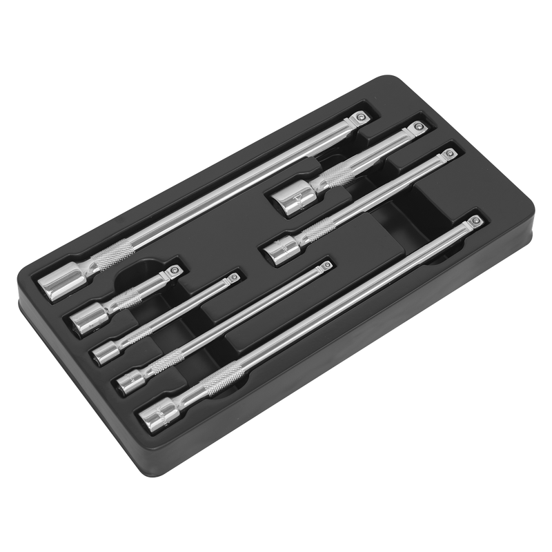 Sealey Premier Extension Bar Set 7 Piece 1/4", 3/8" & 1/2"Sq Drive