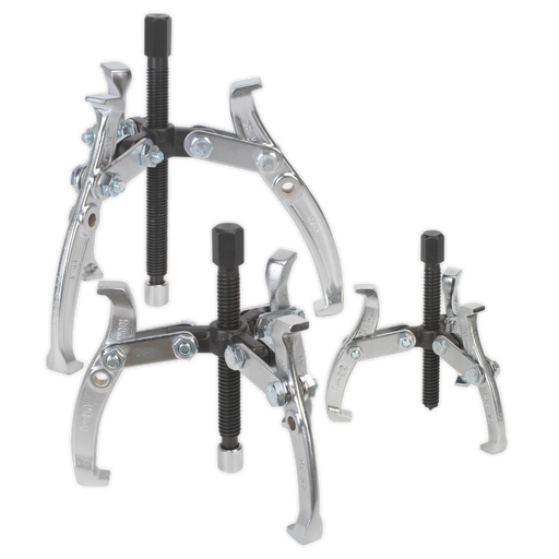 Sealey Reversible Triple Leg Puller Set 3 Piece 150mm