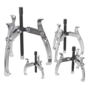 Sealey Reversible Triple Leg Puller Set 4 Piece - 65mm to 220mm Reach