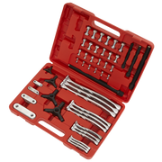 Sealey Reversible Triple Leg Puller Set 4 Piece - 65mm to 220mm Reach