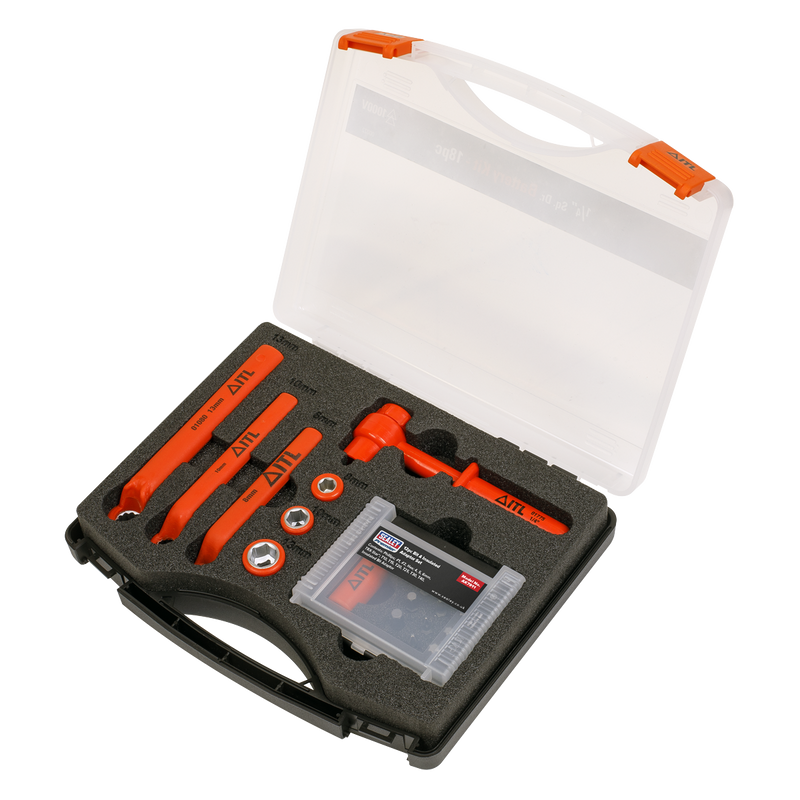 Sealey Premier Hybrid Vehicle Battery Tool Kit 19 Piece AK7911