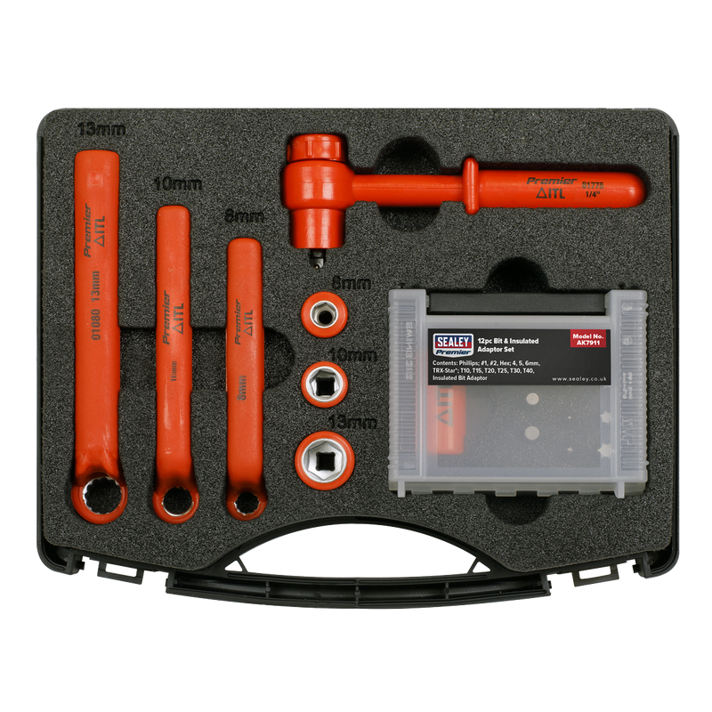 Sealey Premier Hybrid Vehicle Battery Tool Kit 19 Piece AK7911