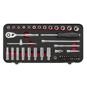 Sealey Premier Platinum Socket Set 49 Piece 1/4" Drive AK7920