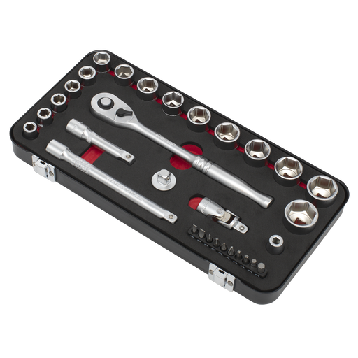Sealey Premier Platinum Socket Set 31 Piece 3/8" Drive AK7921