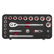 Sealey Premier Platinum Socket Set 31 Piece 3/8" Drive AK7921