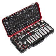 Sealey Premier Platinum Socket Set 3/8" Drive 32 Piece