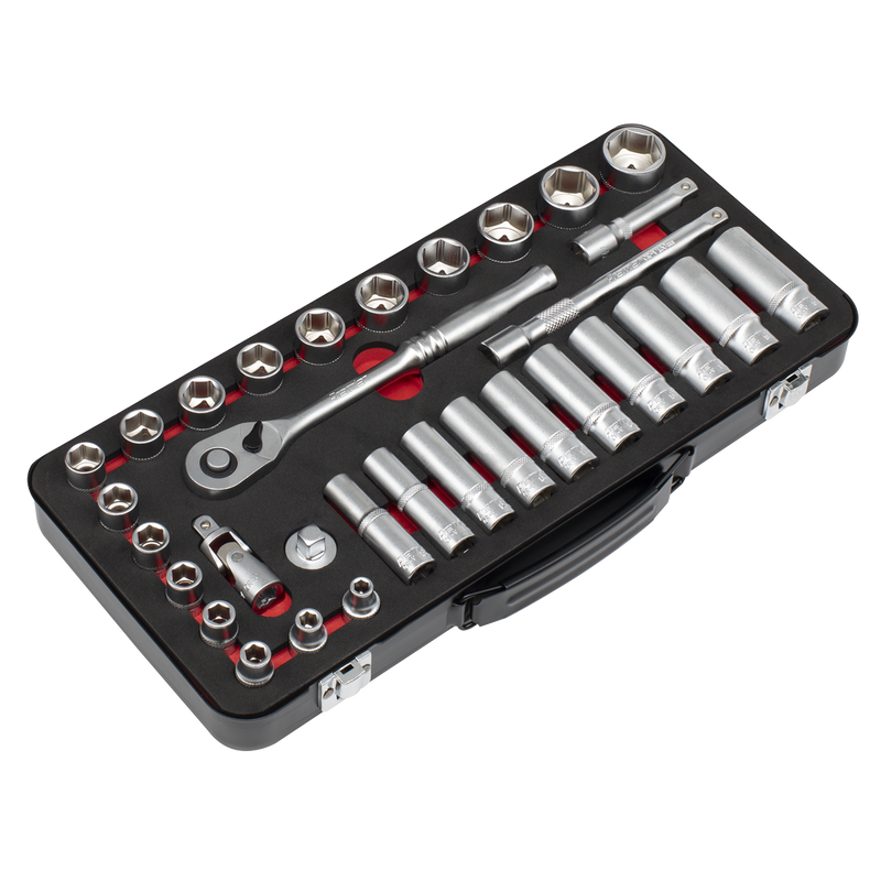 Sealey Premier Platinum Socket Set 3/8" Drive 32 Piece