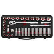 Sealey Premier Platinum Socket Set 3/8" Drive 32 Piece