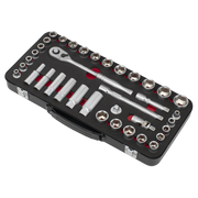 Sealey Premier Platinum Socket Set 37 Piece 3/8"Sq Drive Metric/Imperial