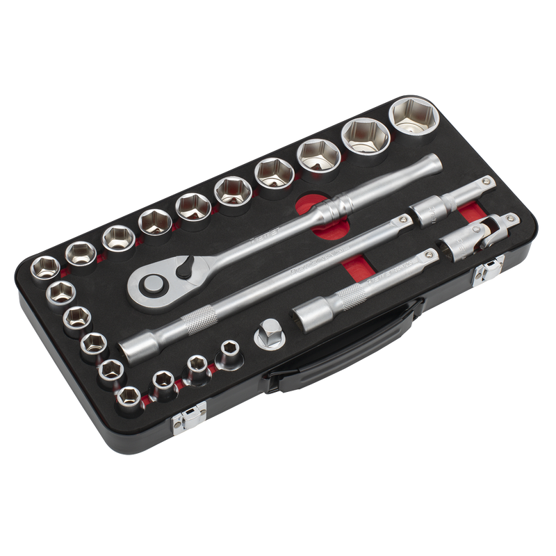 Sealey Premier Platinum Socket Set 1/2" Drive 24 Piece