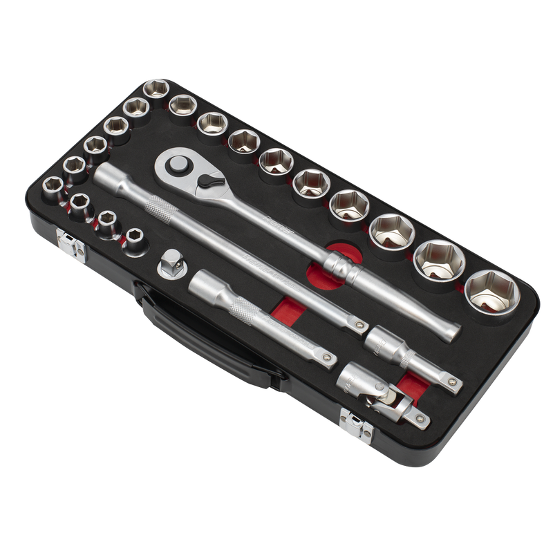 Sealey Premier Platinum Socket Set 1/2" Drive 24 Piece