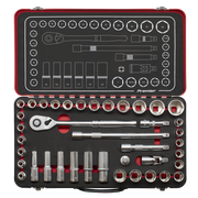 Sealey Premier Platinum Socket Set 40 Piece 1/2" Drive Metric/Imperial