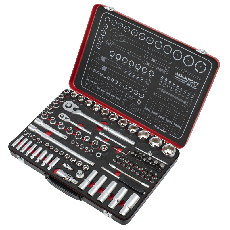 Sealey Premier Platinum Socket Set 108 Piece 1/4" & 1/2" Drive AK7926