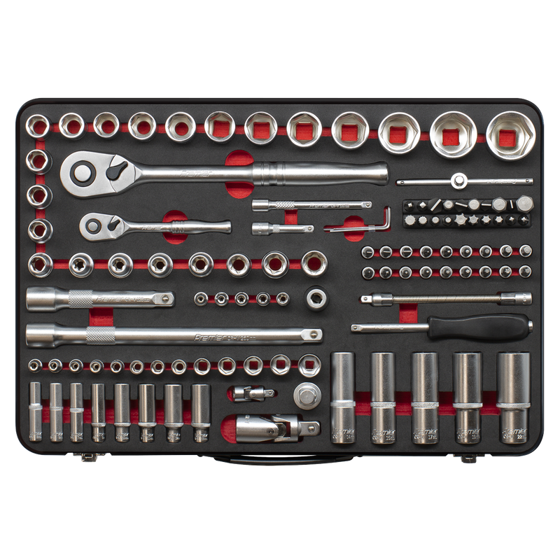 Sealey Premier Platinum Socket Set 108 Piece 1/4" & 1/2" Drive AK7926