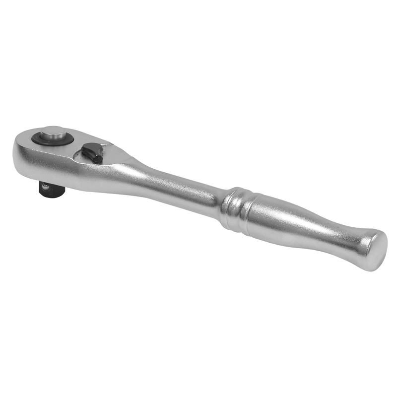 Sealey Premier Platinum Ratchet Wrench 1/4"Sq Drive 90-Tooth 130mm