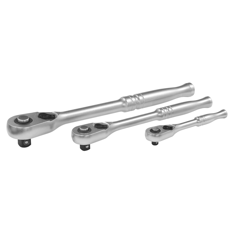 Sealey Premier Platinum Ratchet Wrench Set 3 Piece 1/2" Drive