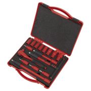 Sealey Premier Insulated Socket Set 3/8"Sq Drive 16 Piece - VDE Approved