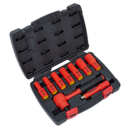 Sealey Premier Insulated Socket Set 3/8"Sq Drive 9 Piece - VDE Approved