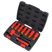 Sealey Premier Insulated Socket Set 3/8"Sq Drive 9 Piece - VDE Approved