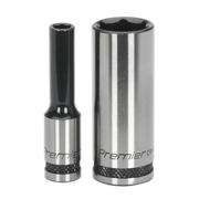 Sealey Premier Black Socket Set 1/4" Drive 32 Piece with Ratchet