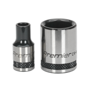 Sealey Premier Black Socket Set 1/4" Drive 32 Piece with Ratchet
