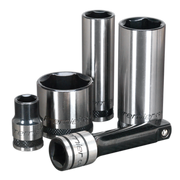 Sealey Premier Black Socket Set 3/8"Sq Drive 34 Piece