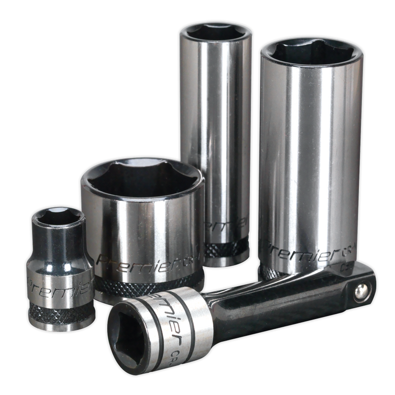 Sealey Premier Black Socket Set 3/8"Sq Drive 34 Piece