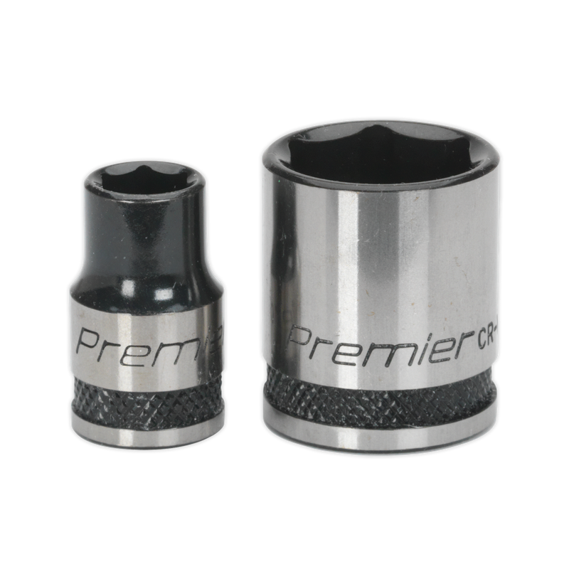 Sealey Premier Black Socket Set 3/8"Sq Drive 34 Piece