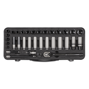 Sealey Premier Black Socket Set 3/8"Sq Drive 34 Piece