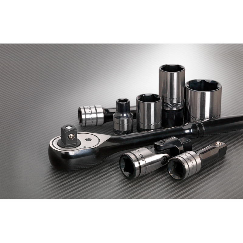 Sealey Premier Black Socket Set 1/2" Drive 28 Piece