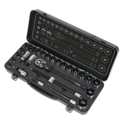 Sealey Premier Black Socket Set 1/2" Drive 28 Piece