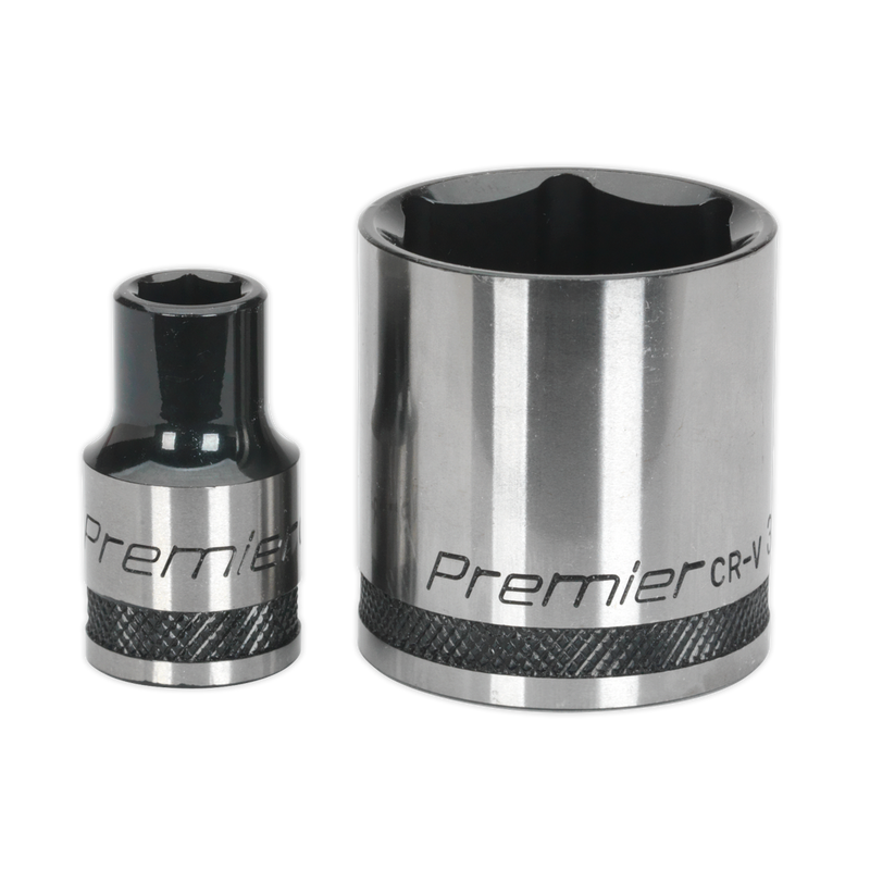 Sealey Premier Black Socket Set 1/2" Drive 28 Piece