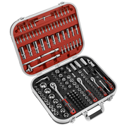 Sealey Premier Socket Set 172 Piece 1/4", 3/8" & 1/2" Drive