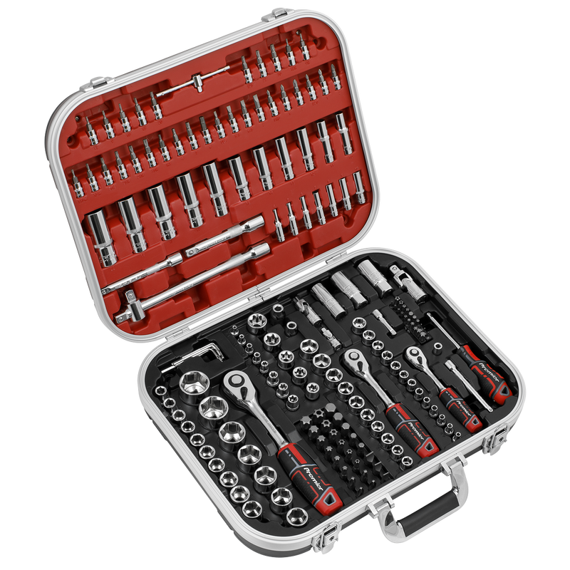 Sealey Premier Socket Set 172 Piece 1/4", 3/8" & 1/2" Drive