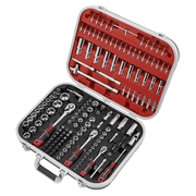 Sealey Premier Socket Set 172 Piece 1/4", 3/8" & 1/2" Drive