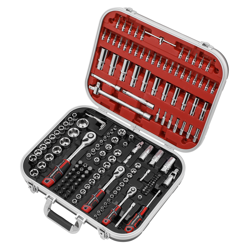 Sealey Premier Socket Set 172 Piece 1/4", 3/8" & 1/2" Drive