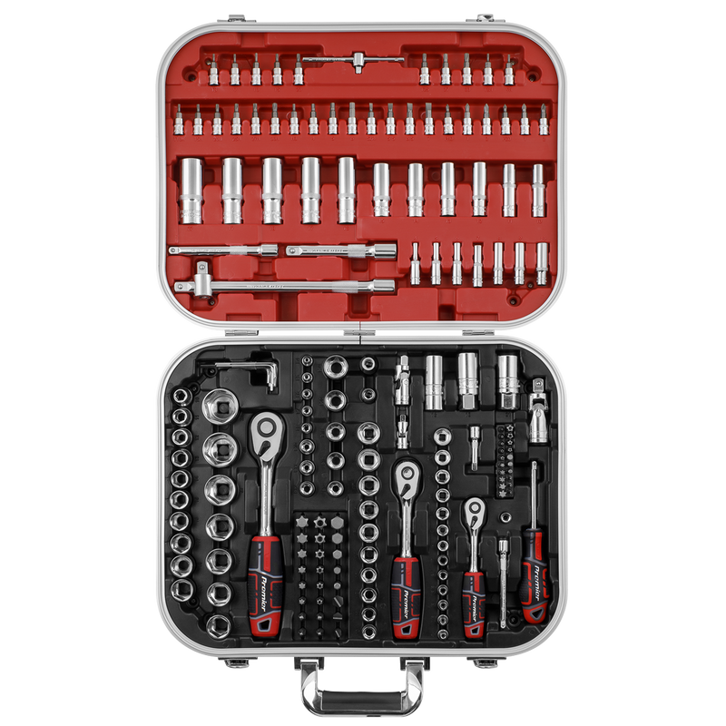 Sealey Premier Socket Set 172 Piece 1/4", 3/8" & 1/2" Drive
