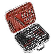 Sealey Premier Socket Set 216 Piece 1/4", 3/8" & 1/2" Drive