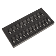 Sealey Premier Black Socket Bit Set 22 Piece 3/8" Drive AK7985