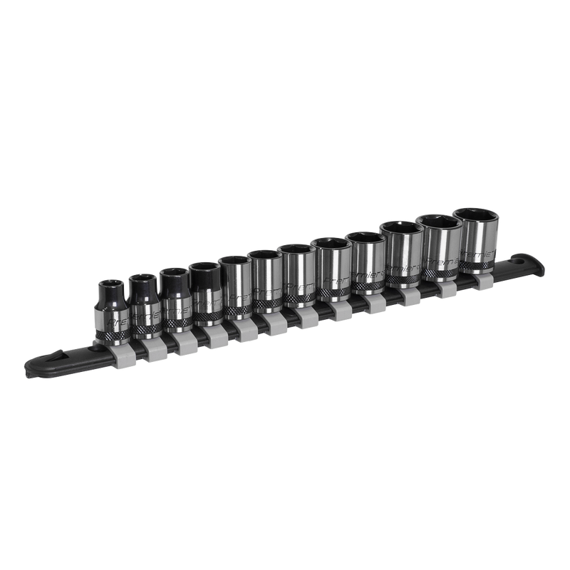Sealey Premier Black Socket Set 3/8"Sq Drive 12 Piece