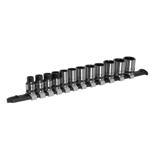 Sealey Premier Black Socket Set 3/8"Sq Drive 12 Piece