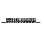 Sealey Premier Black Socket Set 3/8"Sq Drive 12 Piece