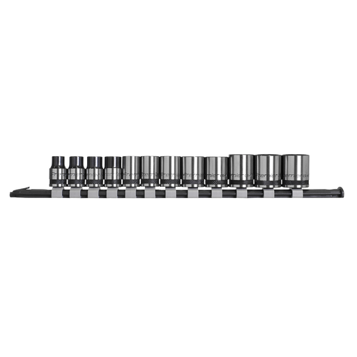 Sealey Premier Black Socket Set 3/8"Sq Drive 12 Piece