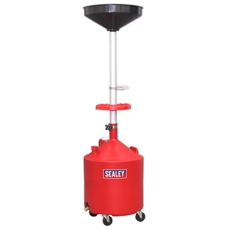 Sealey Gravity Discharge Mobile Oil Drainer 80L