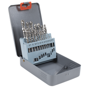 Sealey Left-Hand Spiral Drill Bit Set 19 Piece AK8190 1-10mm