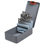 Sealey Left-Hand Spiral Drill Bit Set 25 Piece - Sizes Ø1-13mm